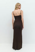 Maxi slip dress - Grey melange