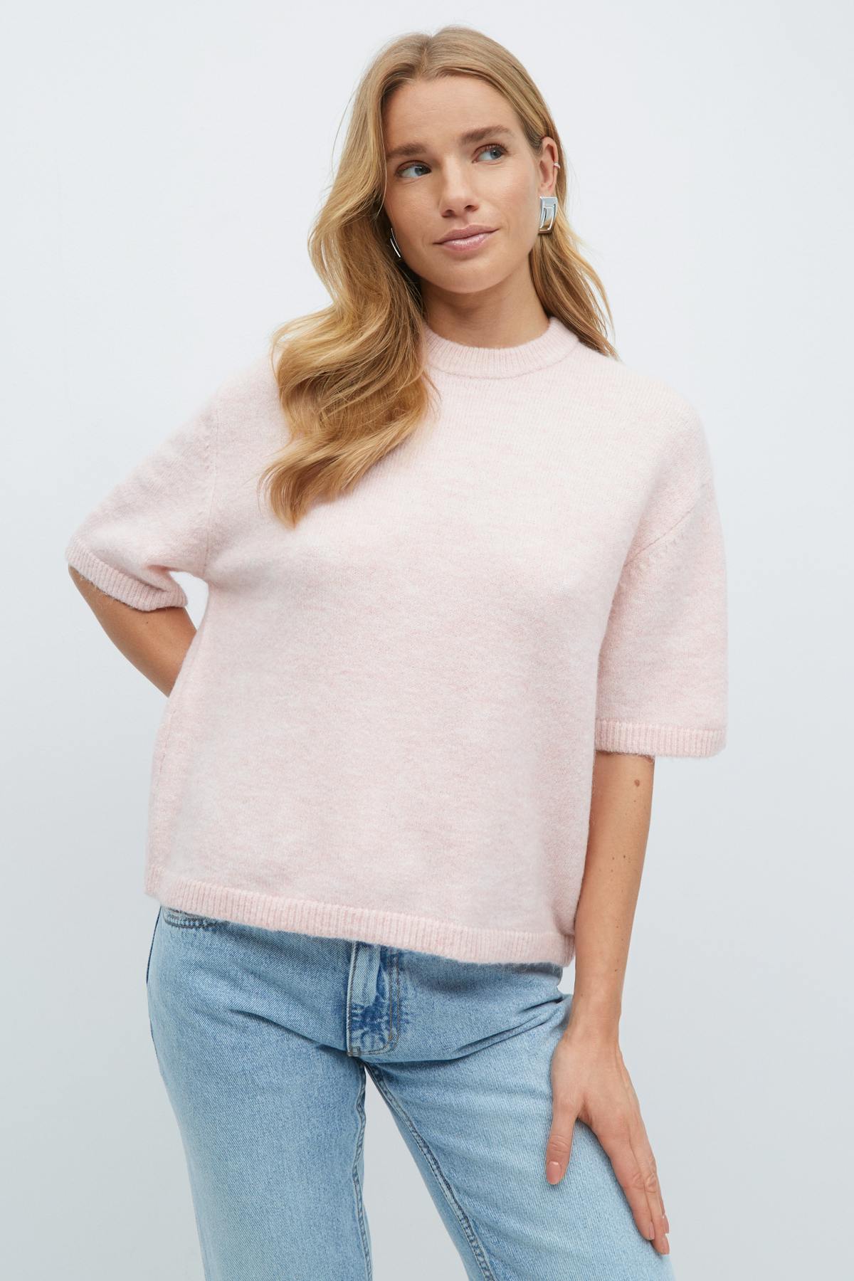 knitted top - Warm white
