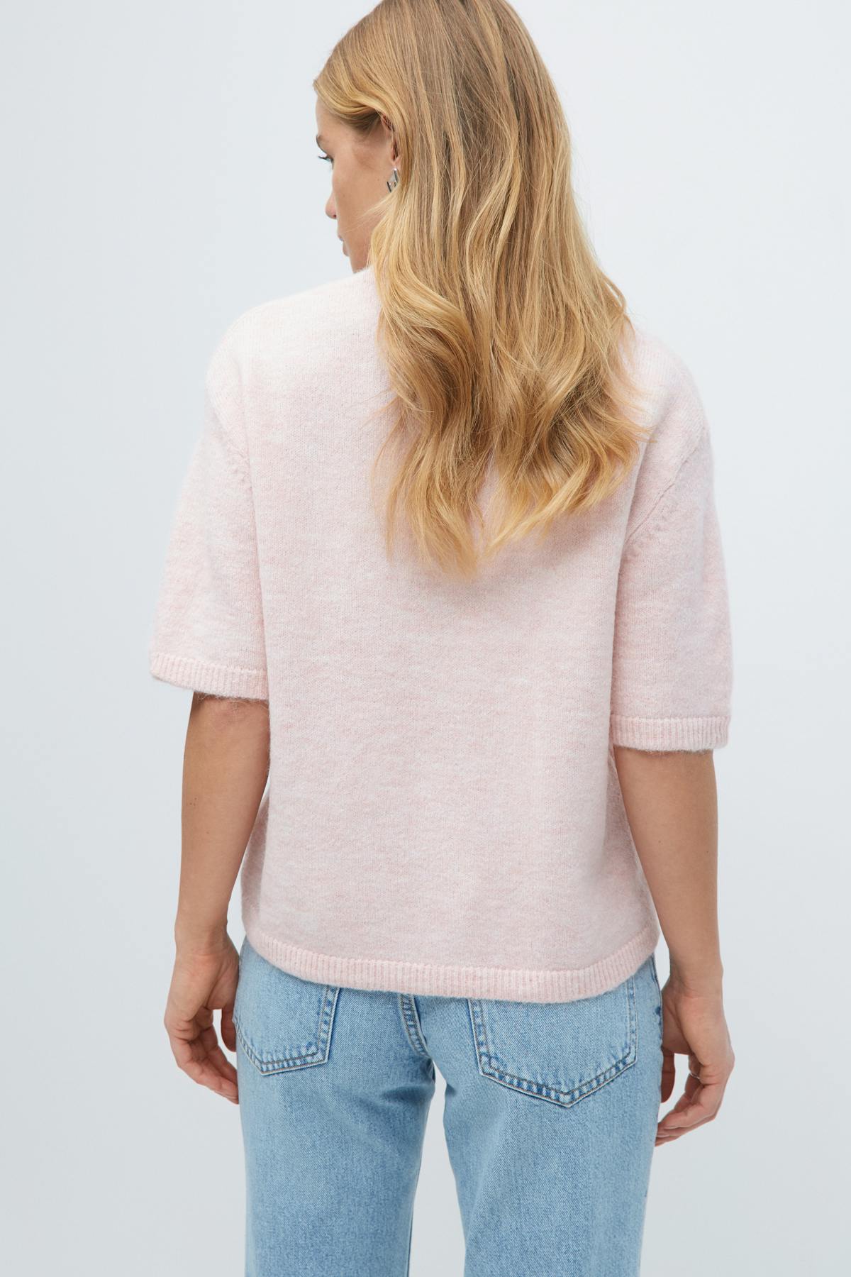 knitted top - Warm white