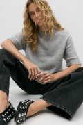 knitted top - Sead pearl