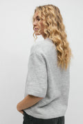 knitted top - Sead pearl