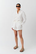Gauze shorts - Blanc