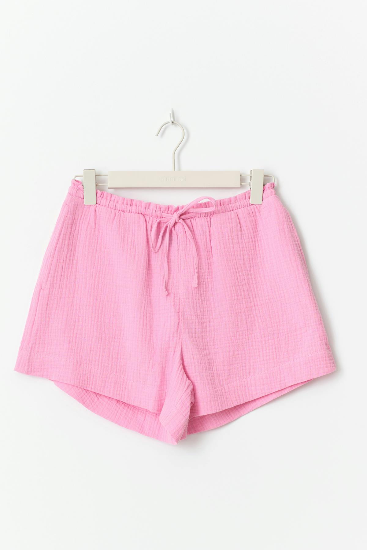 Gauze shorts - Noir