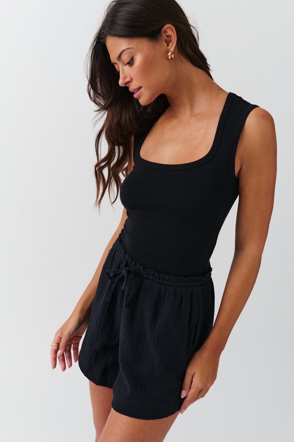 Gauze shorts - Blanc