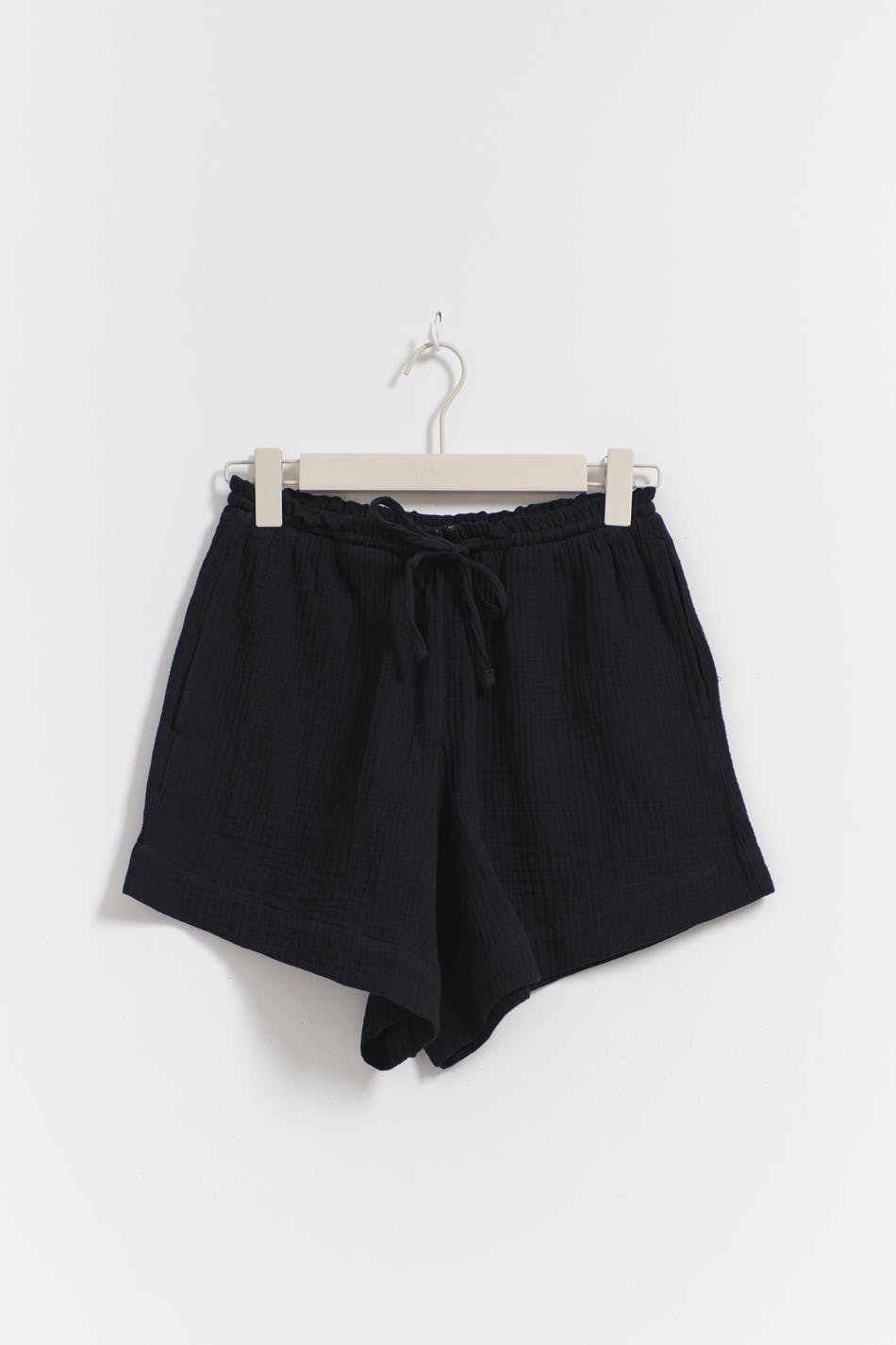 Gauze shorts - Noir