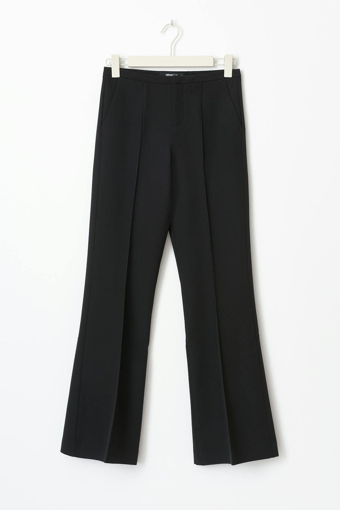 Petite bootcut trousers - Grey melange