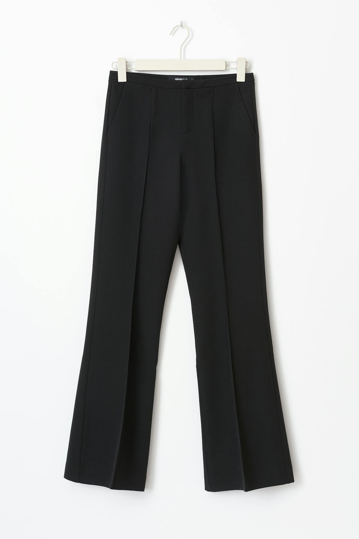 Petite bootcut trousers - Grey melange
