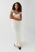 Low waist maxi skirt - Noir