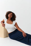 Low waist maxi skirt - Pristine