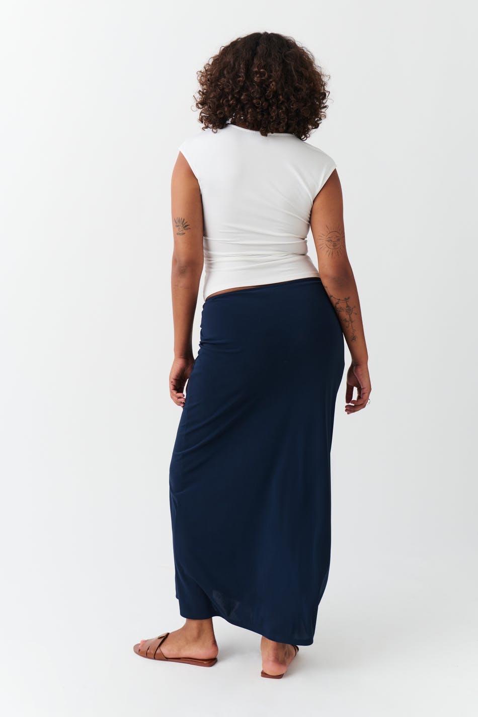 Low waist maxi skirt - Pristine