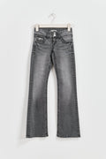 chunky basic flare jeans - Bleu