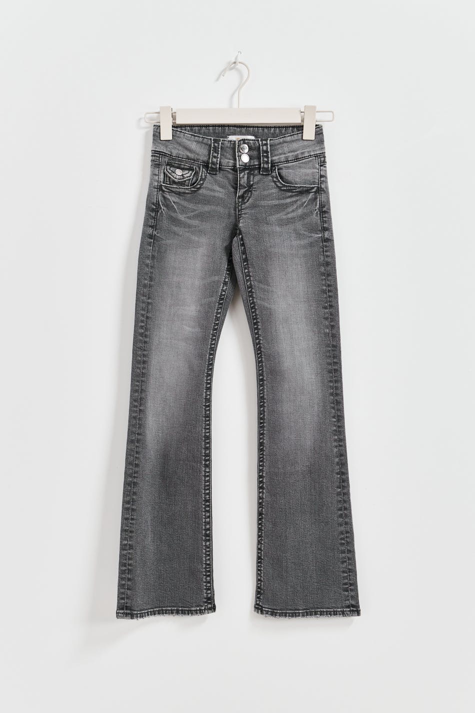 chunky basic flare jeans - Bleu