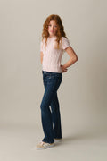Front pocket bootcut jeans - Mid grey