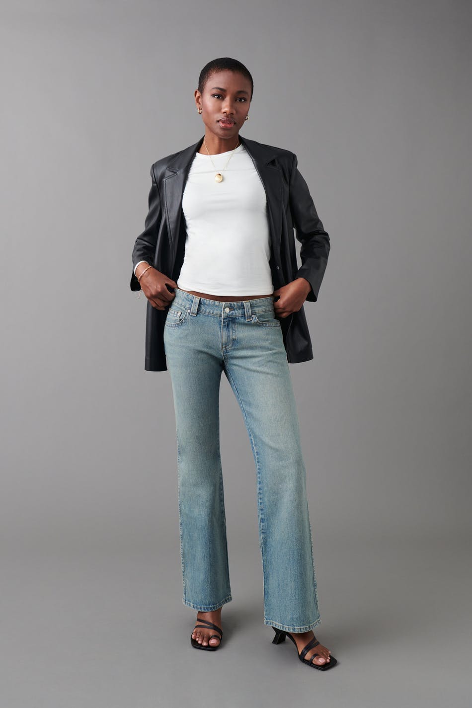 Y2k jeans - Tinted blue