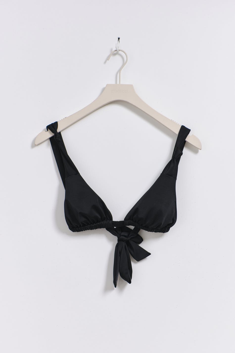 Wide strap bikini top - Noir