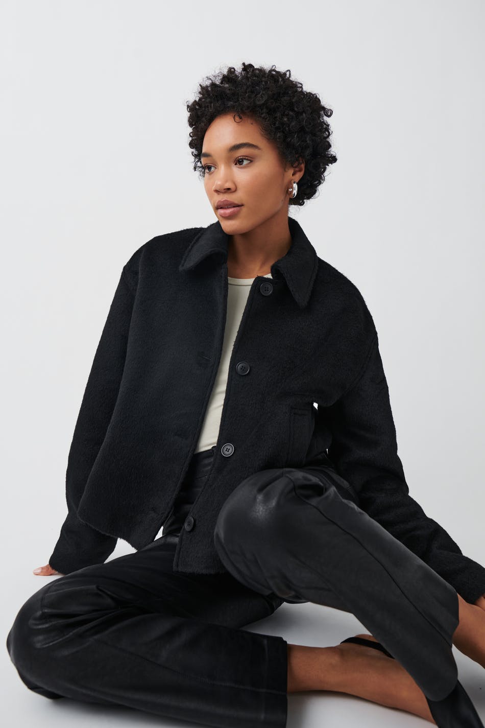 Boxy jacket - Noir