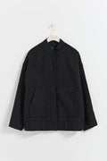 Tweed bomber jacket - Noir