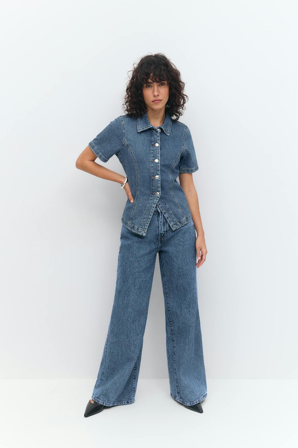High and wide jeans - Rinse