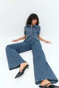 High and wide jeans - Rinse