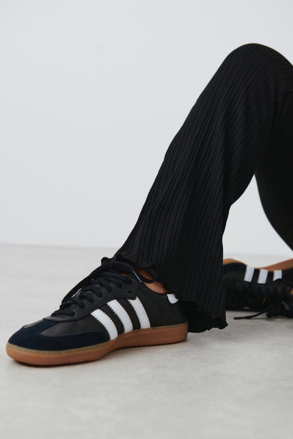 Rib trousers - Noir