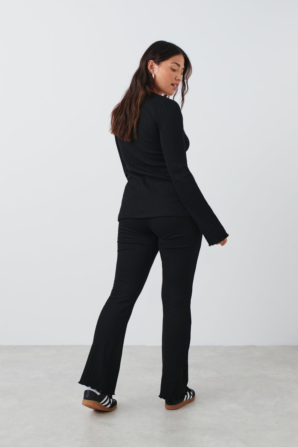 Rib trousers - Noir