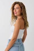 tube top - Blue stripe