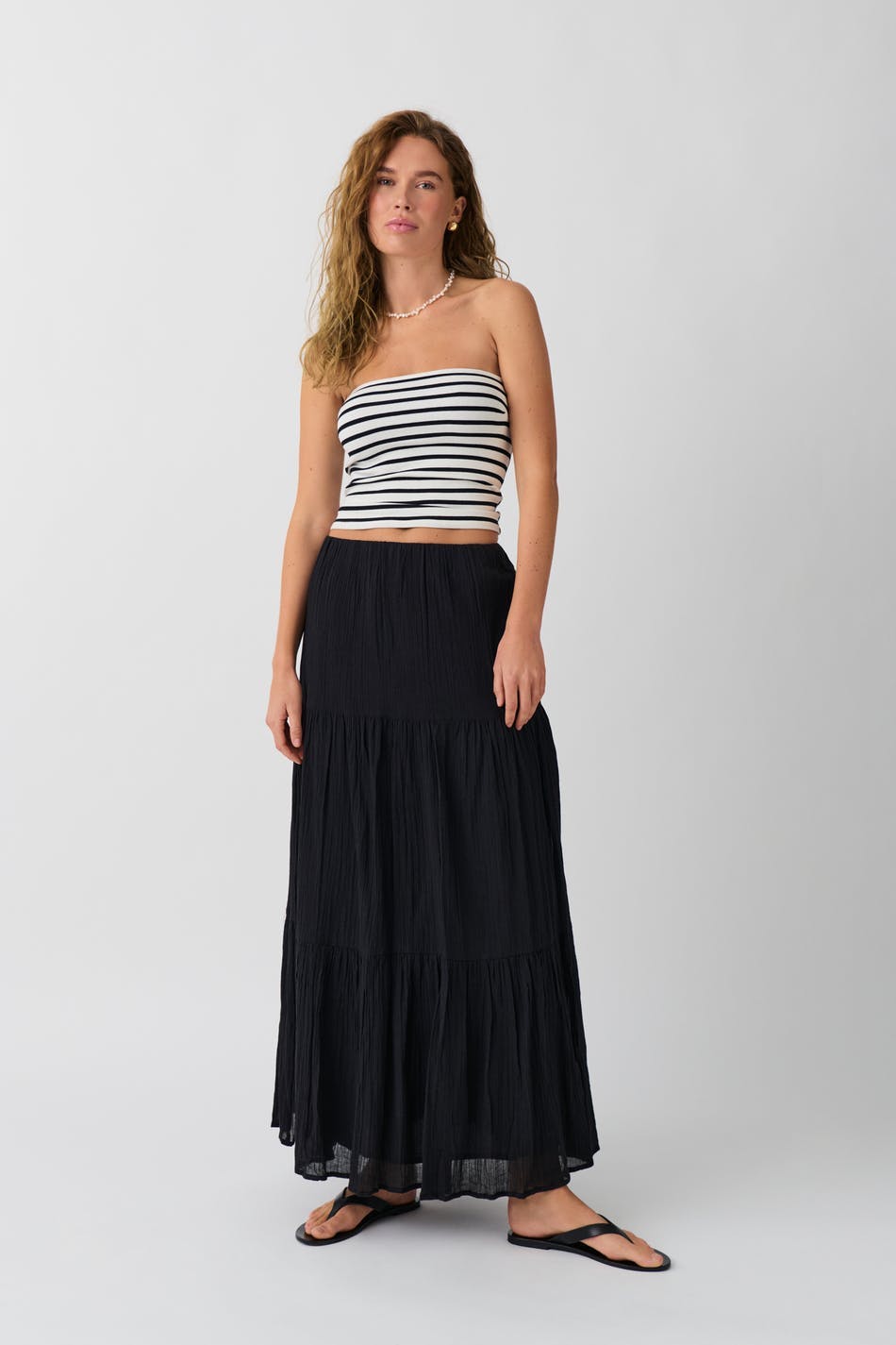 tube top - Blanc