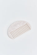 Curved hair comb - Blanc cassé