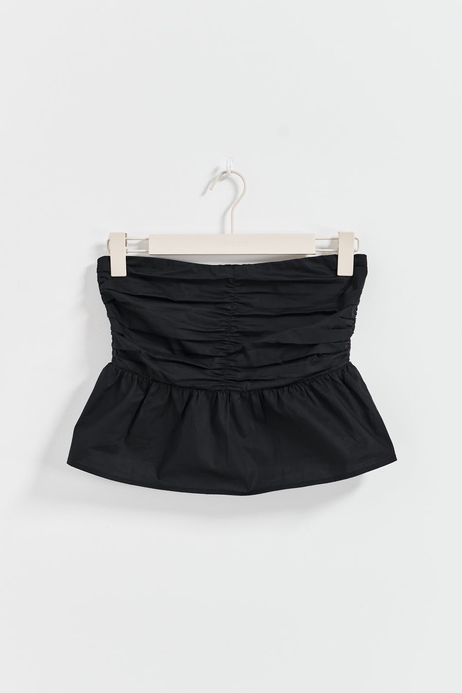 Peplum top - Noir