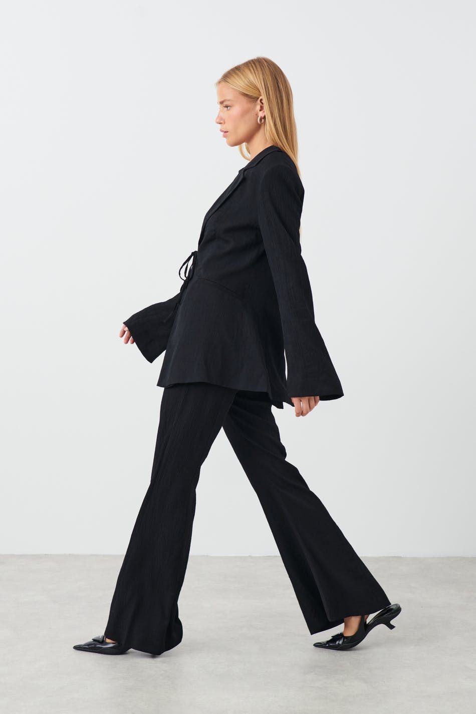 Flare trousers - Noir
