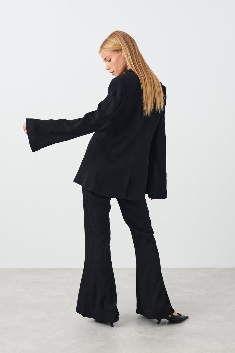 Flare trousers - Noir