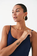 Basic strap singlet - Blanc