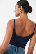 Basic strap singlet - Grey melange