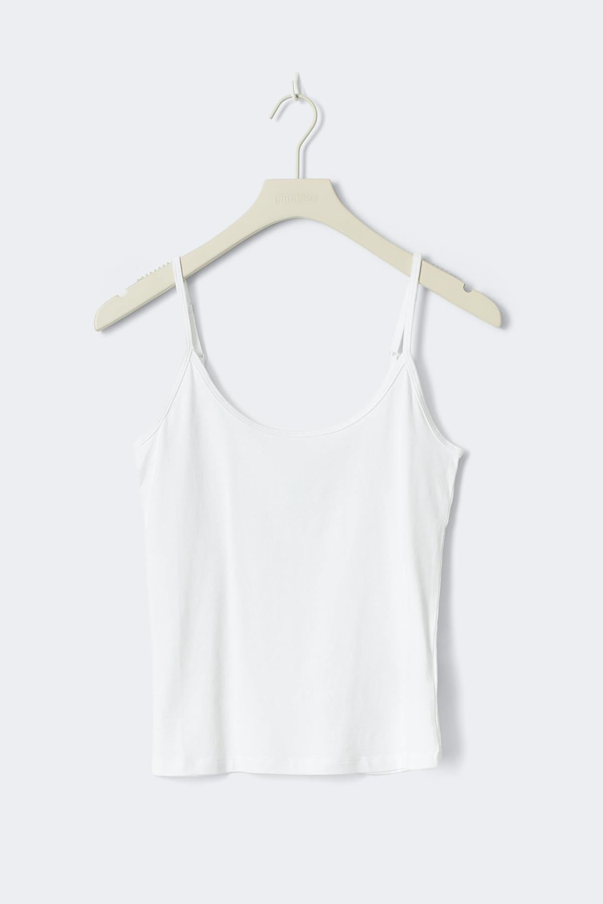 Basic strap singlet - Blanc