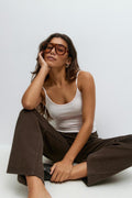 Basic strap singlet - Grey melange