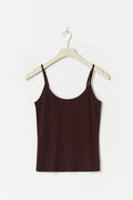 Basic strap singlet - Moss gray