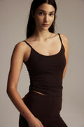 Basic strap singlet - Shrinking violet