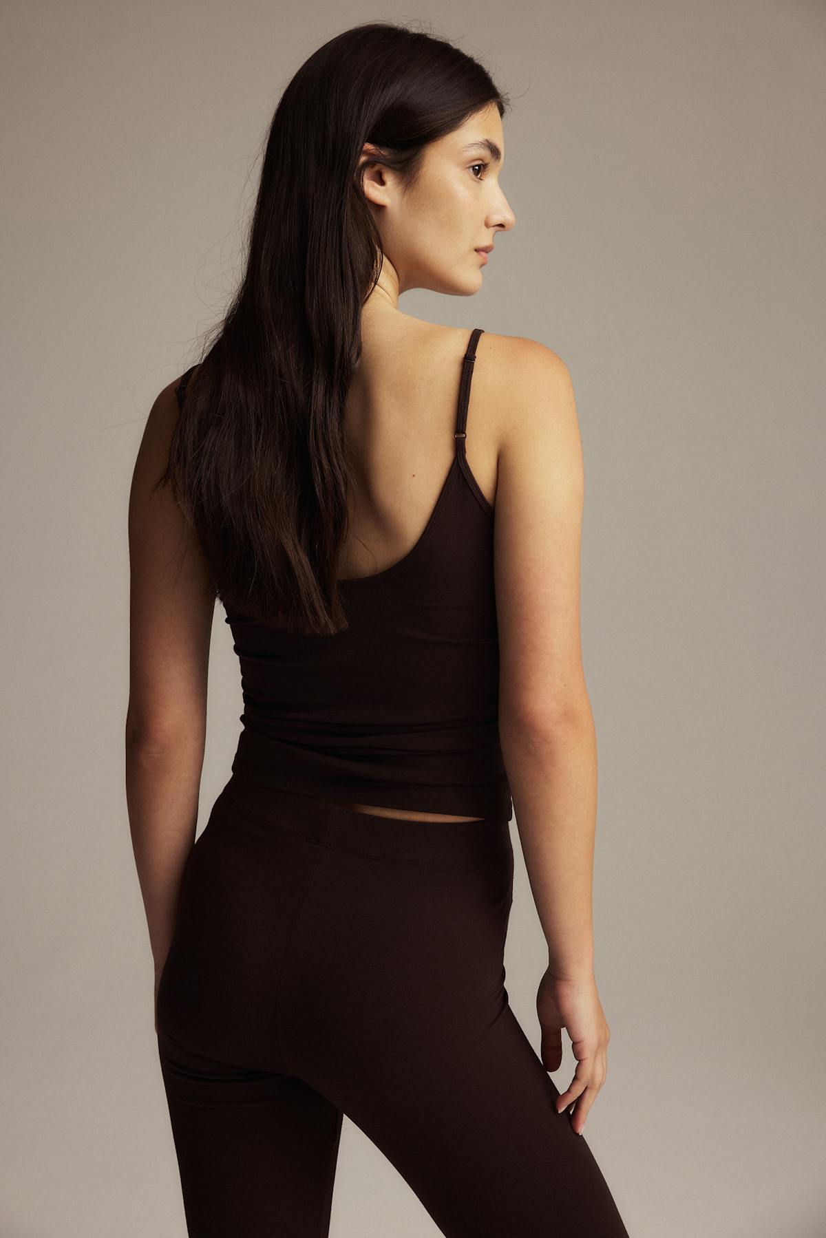 Basic strap singlet - Shrinking violet