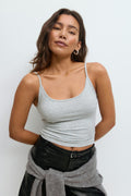 Basic strap singlet - Blanc