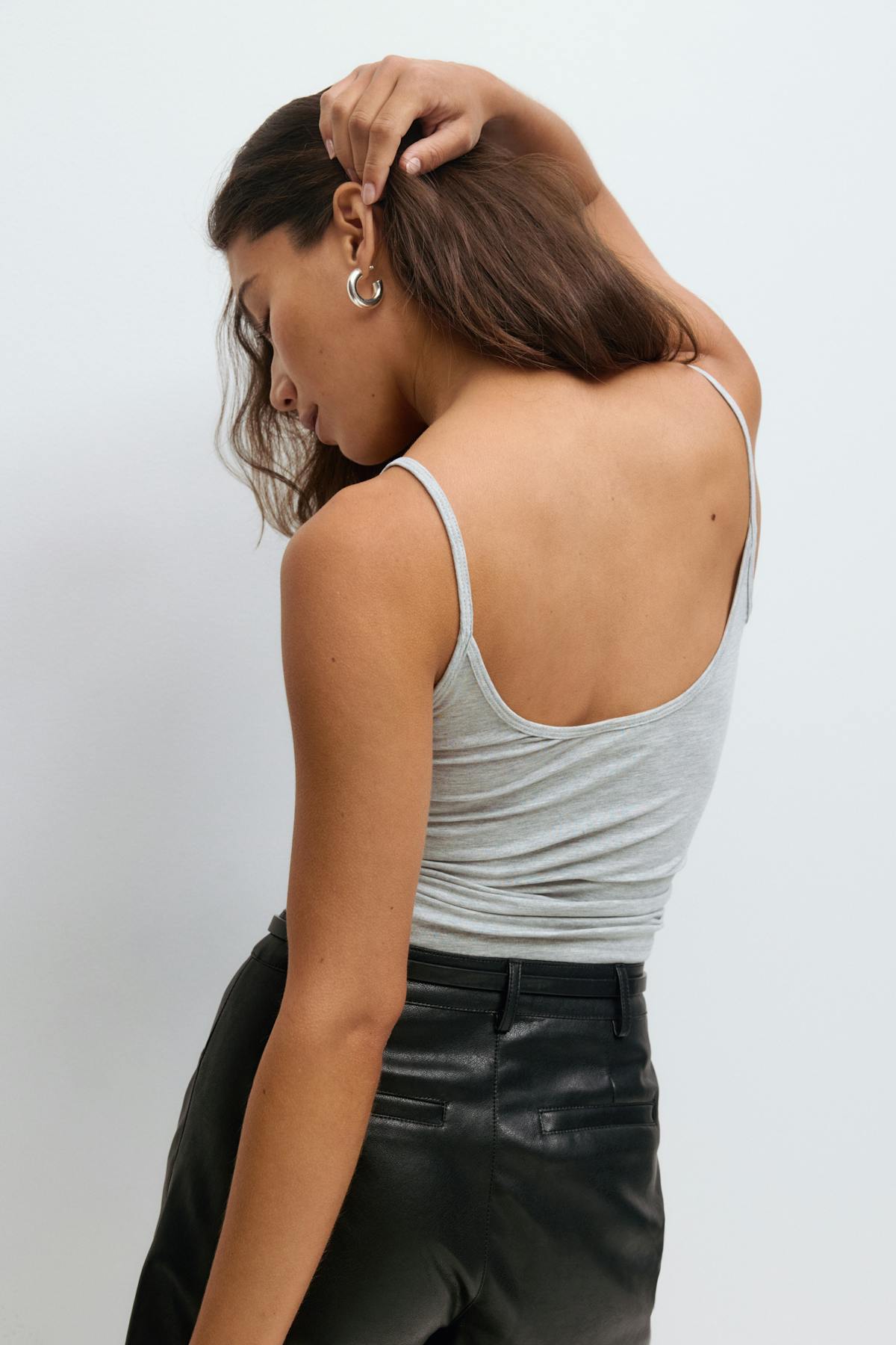 Basic strap singlet - Blanc