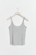 Basic strap singlet - Blanc