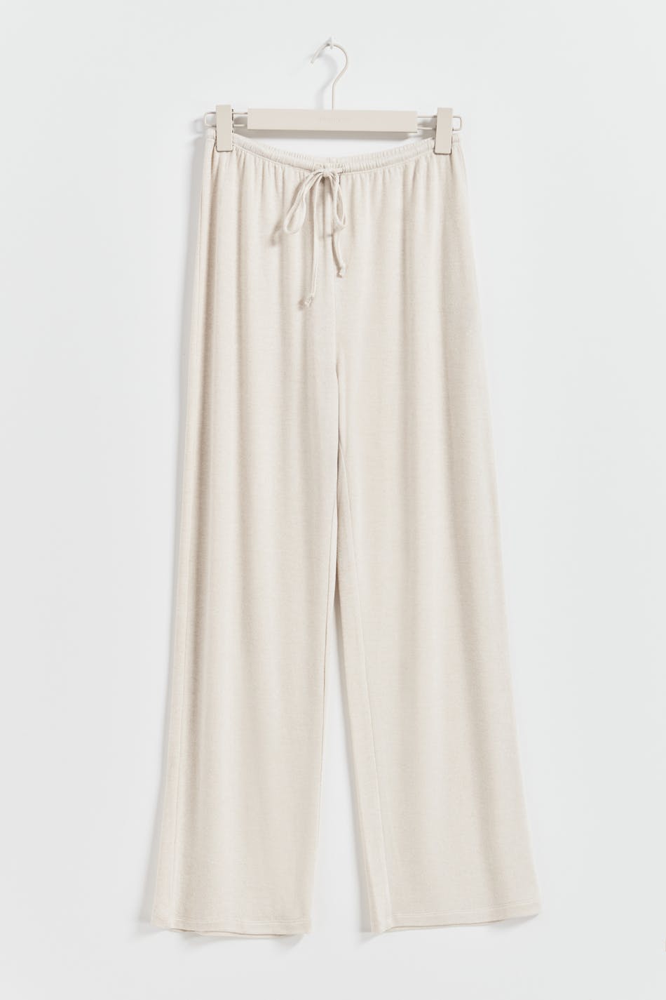 drawstring wide trousers - Moonbeam