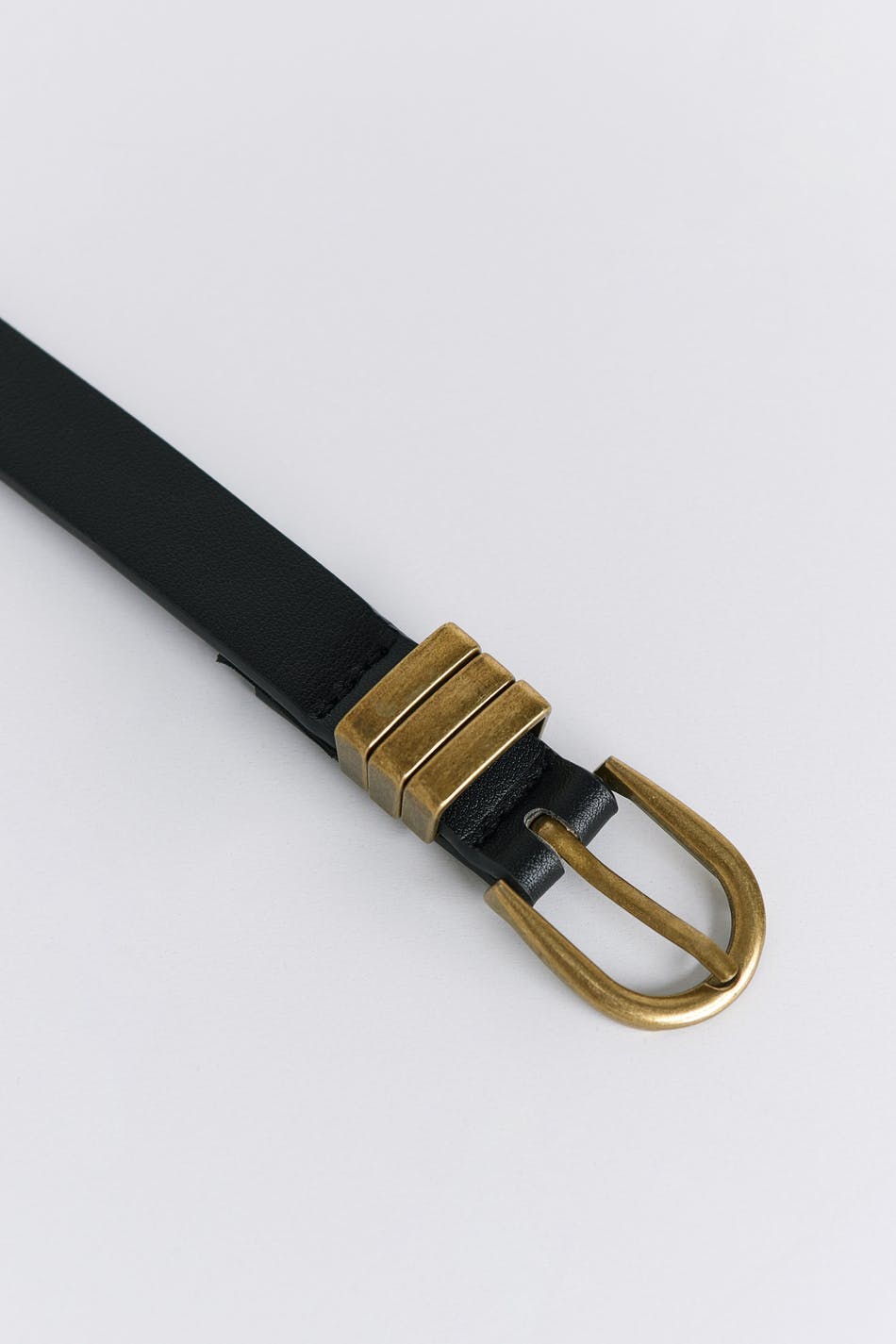 Detail belt - Black/silver