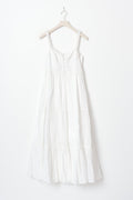 Trim maxi dress - Egret