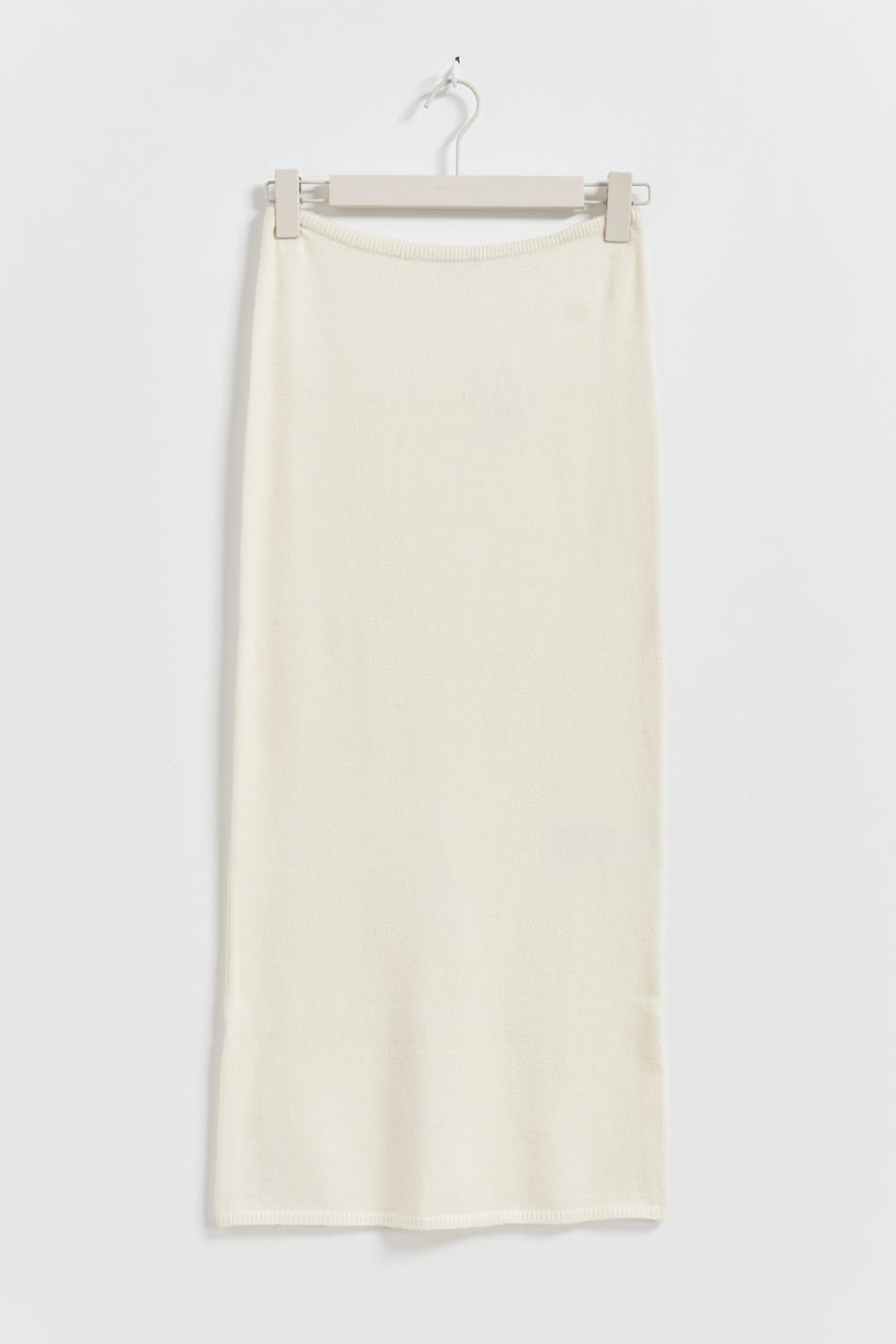 Low waist knit skirt - Gardenia