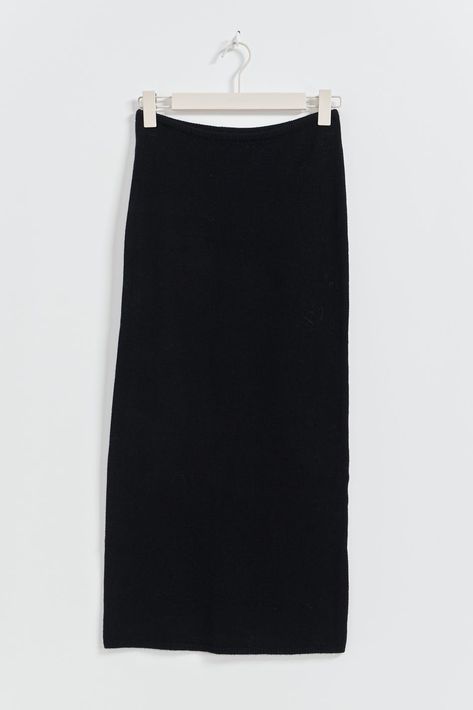Low waist knit skirt - Noir