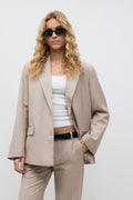 Relaxed blazer - Grey melange