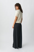Fluid wide trousers - Vetiver