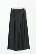 Fluid wide trousers - Offblack