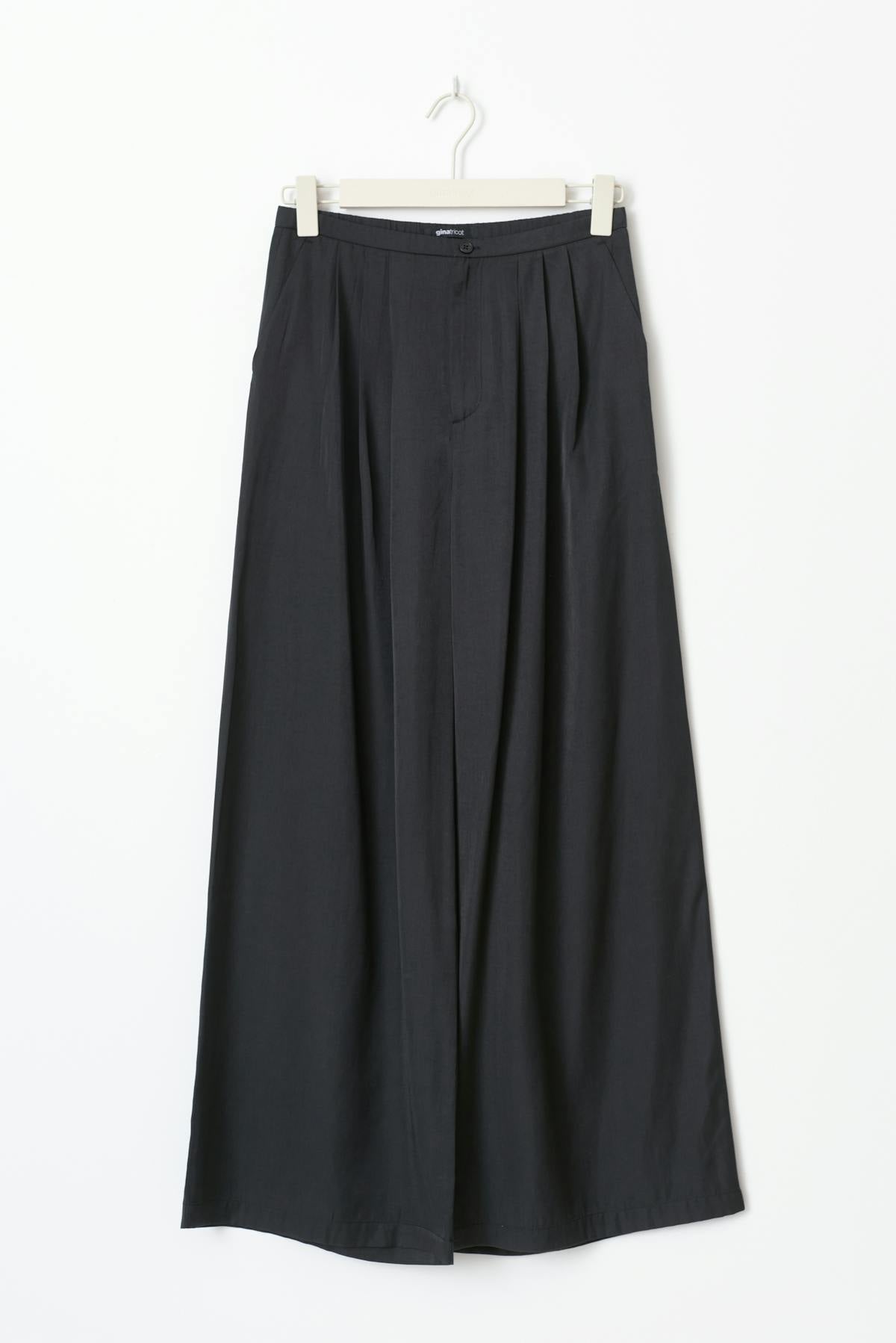 Fluid wide trousers - Offblack
